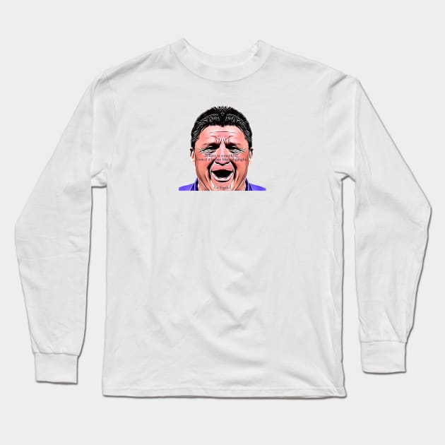 Head Football Coach Long Sleeve T-Shirt by Rainyve